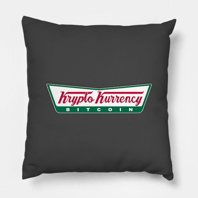 Krypto Kurrency Pillow by phneep