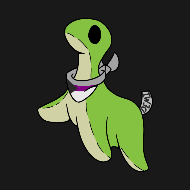 Demisexual/Demiromantic pride Nessie by CactusMonsters