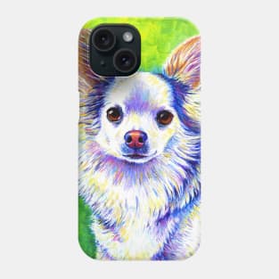 Cute Long Haired Chihuahua Dog Phone Case