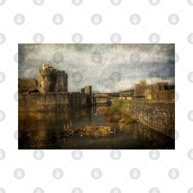 Inner Moat At Caerphilly Castle by IanWL