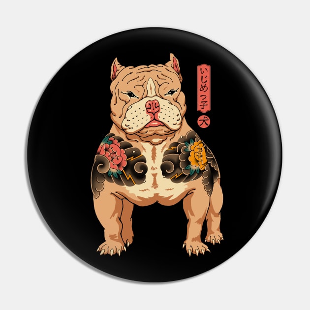 Tattooed Bully Pin by Vincent Trinidad Art