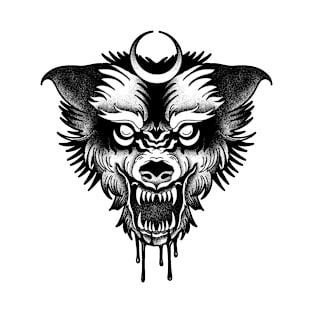 Wolf Blackwork T-Shirt