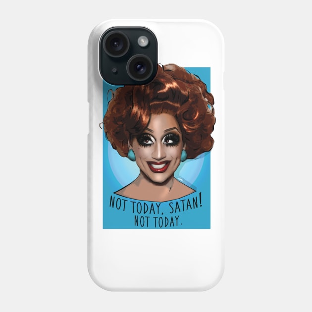 Not Today Satan! Phone Case by LiamShaw