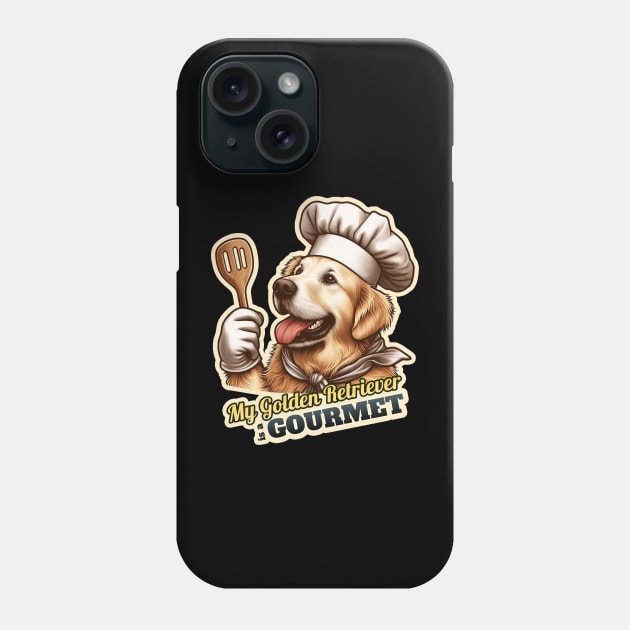 Chef Golden Retriever Phone Case by k9-tee