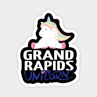 Grand Rapids Unicorn Magnet