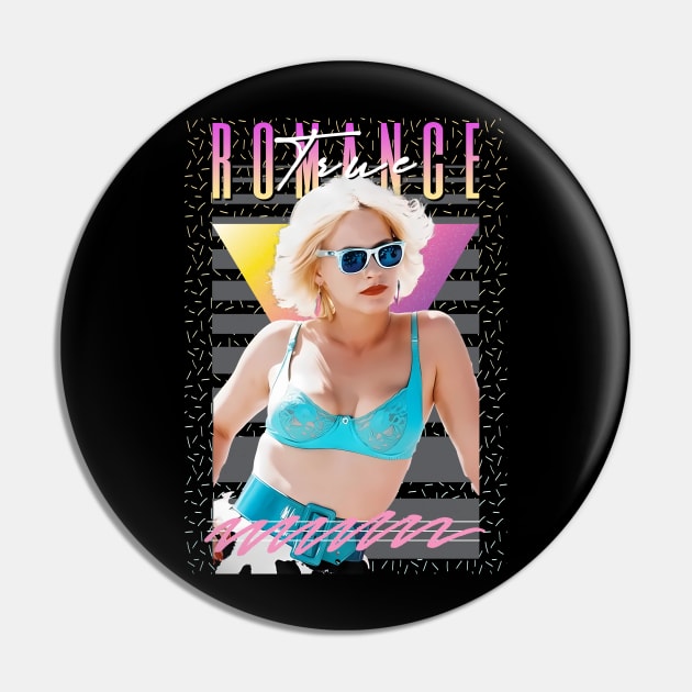 True Romance 80s Retro Aesthetic Fan Art Pin by Madesu Art