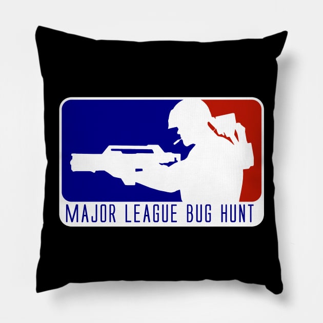 Major League Bug Hunt Pillow by CCDesign