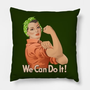 Rosie the Riveter Pillow