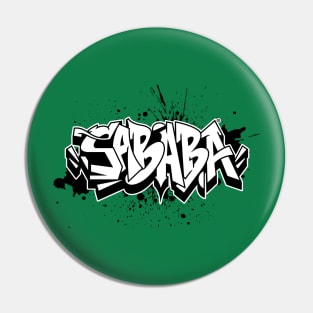 SABABA graffiti Pin