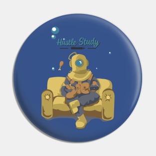 Hustle Study Aquarium Pin