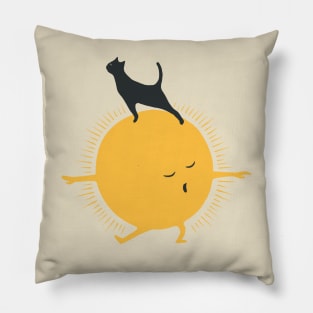 Good Meow’ing 9 II  yoga warrior Pillow