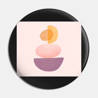 Abstract pastel art painting "peach" Pin