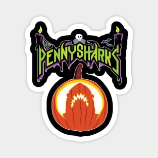 It's the Great Penny, Penny Shark! with Ghost White outline (for darker shirts) Magnet