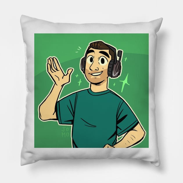 listening to music Pillow by jomoart