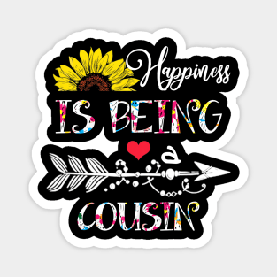 Happiness is being a cousin mothers day gift Magnet