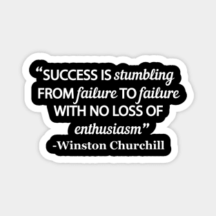 Success and Enthusiasm Magnet