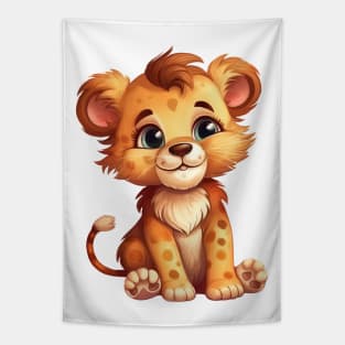 Baby Lion Tapestry