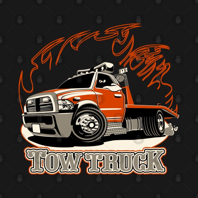 Cartoon tow truck by Mechanik