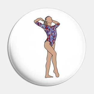 Olivia Greaves Gymnastics Drawing Pin