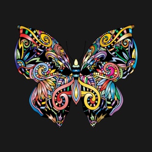 Mandala Butterfly T-Shirt