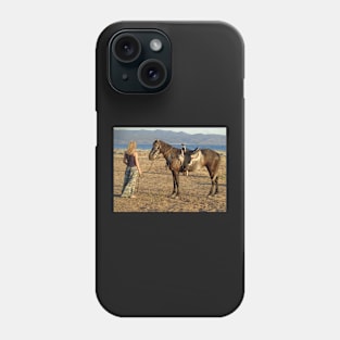 A Horse and Her Girl Phone Case