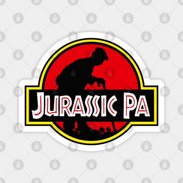 Jurassic pa retire birthday funny retirement gift Magnet by LaundryFactory