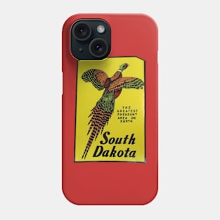 South Dakota 1960s Travel Window Decal Phone Case