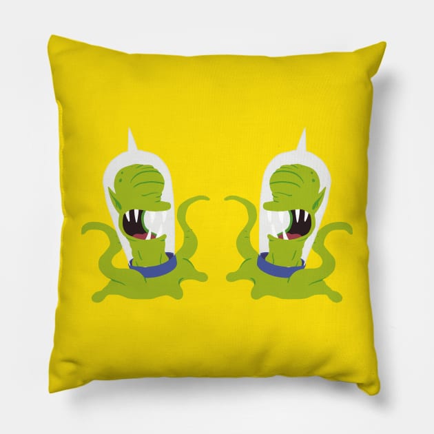 Kang and Kodos Laughing Pillow by thecalgee