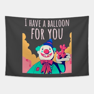 Happy Halloween I Have A Balloon For You Tapestry