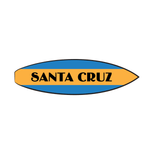 Surf City Santa Cruz Logo Simple Surf Board Lite T-Shirt