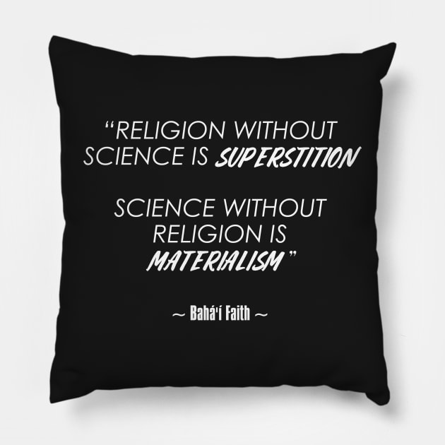 Superstition &amp; Materialism Pillow by irfankokabi