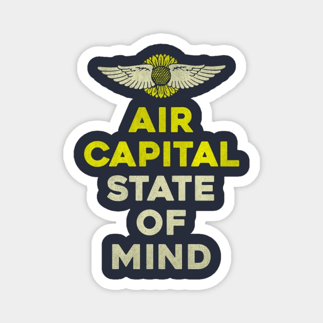 Air Capital State of Mind Magnet by tdilport