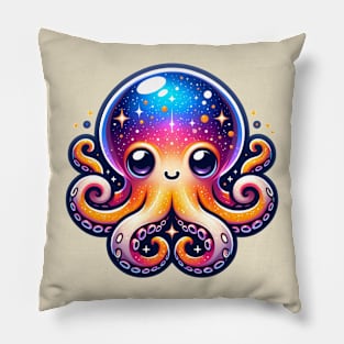 Cute Galaxy Octopus Pillow