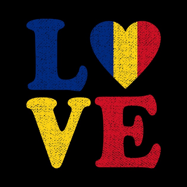 Love Romanian Flag Romanian Pride by RW