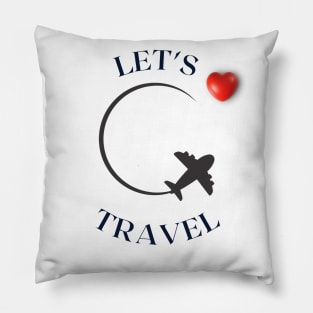 Let's Travel Pillow