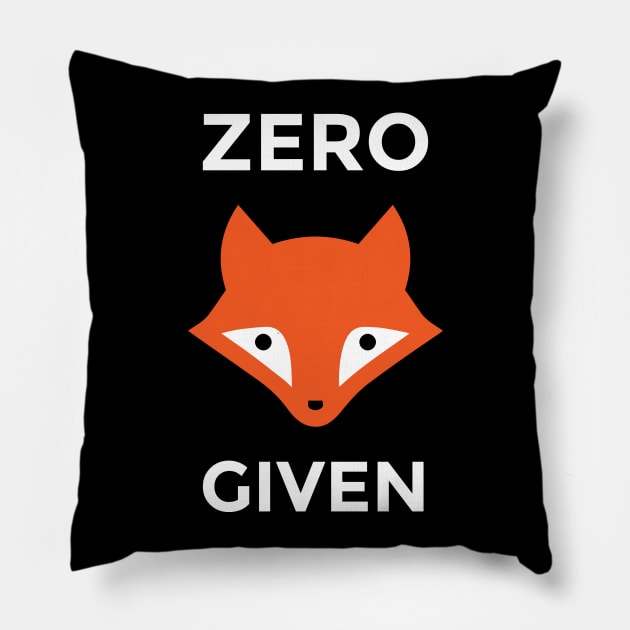 Zero Fox Given Pillow by Migs