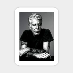 Anthony Bourdain Mode Black Magnet