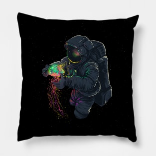 Colorful spaceman Pillow