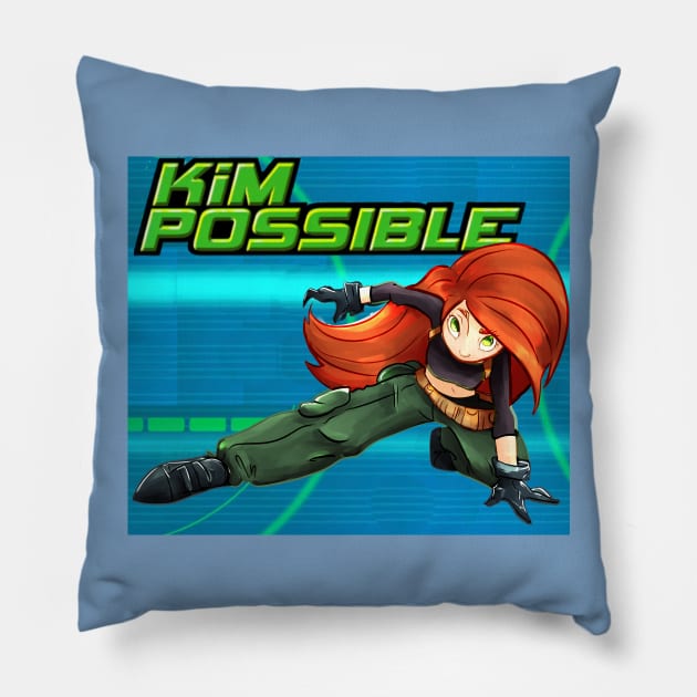 Kim Possible Pillow by BloodgerBuffonn