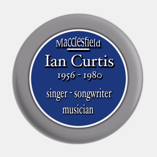 Ian Curtis Pin by Coppack