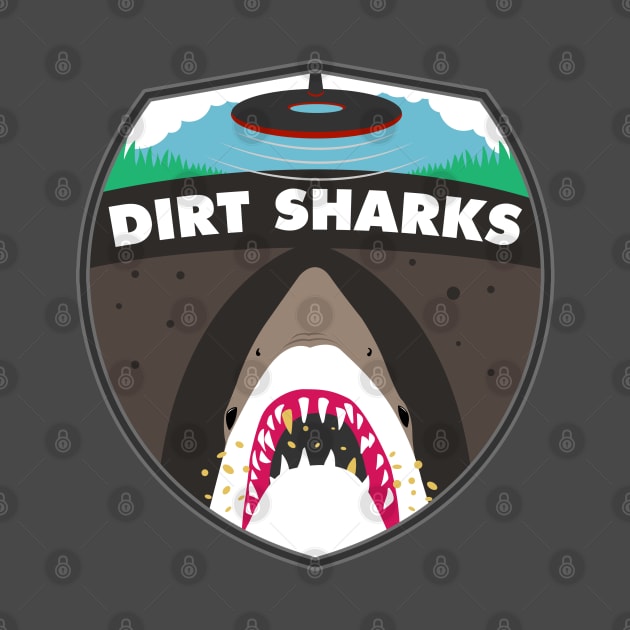 Dirt Sharks Logo - Detectorists - DMDC by InflictDesign