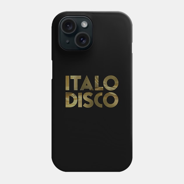 ITALO DISCO - Electronic music from the 90s pure gold collector editon Phone Case by BACK TO THE 90´S