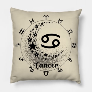 esoteric zodiac signs Pillow