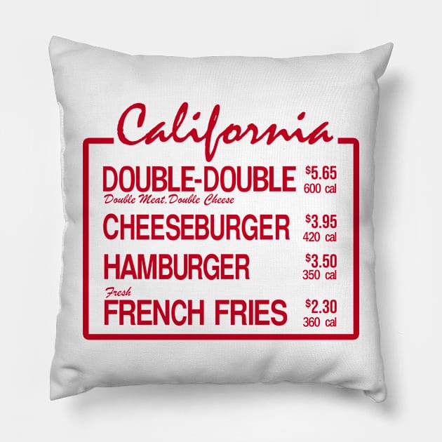 California Burger Pillow by Meat Beat