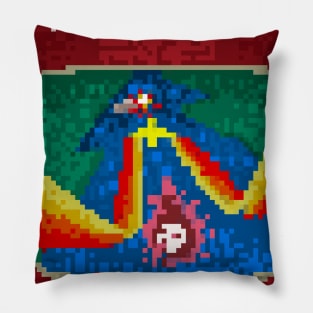 River Raid Pixel Pillow