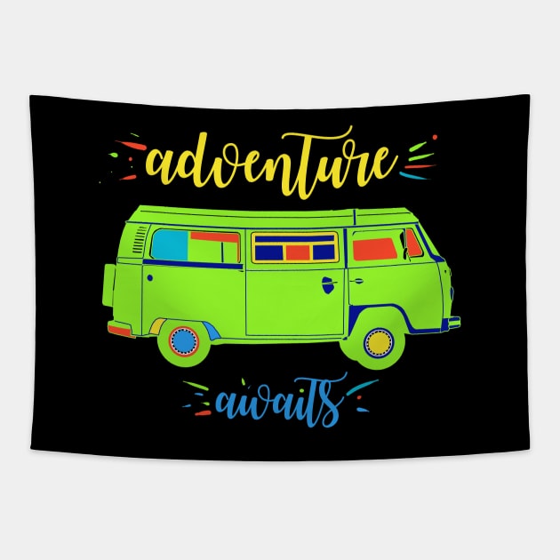 adventure awaits Tapestry by BekimART