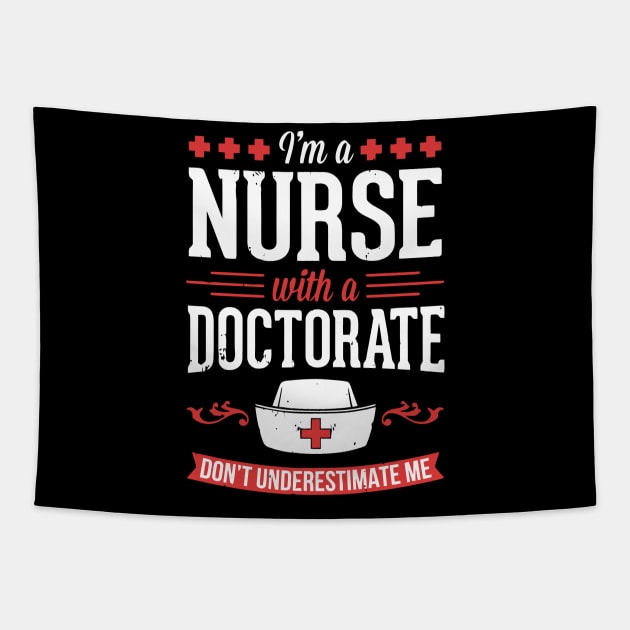 Nurse Dnp Phd Doctorate Graduation Tapestry by tanambos