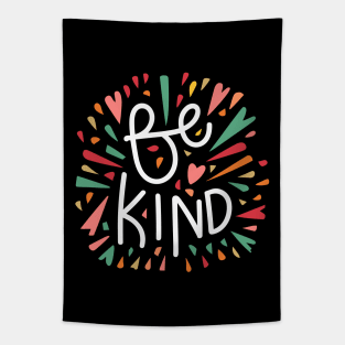 Be kind & heart Tapestry