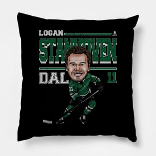 Logan Stankoven Dallas Cartoon Pillow