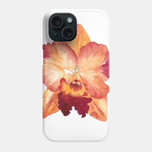 Cattleya Orchid Peach Phone Case